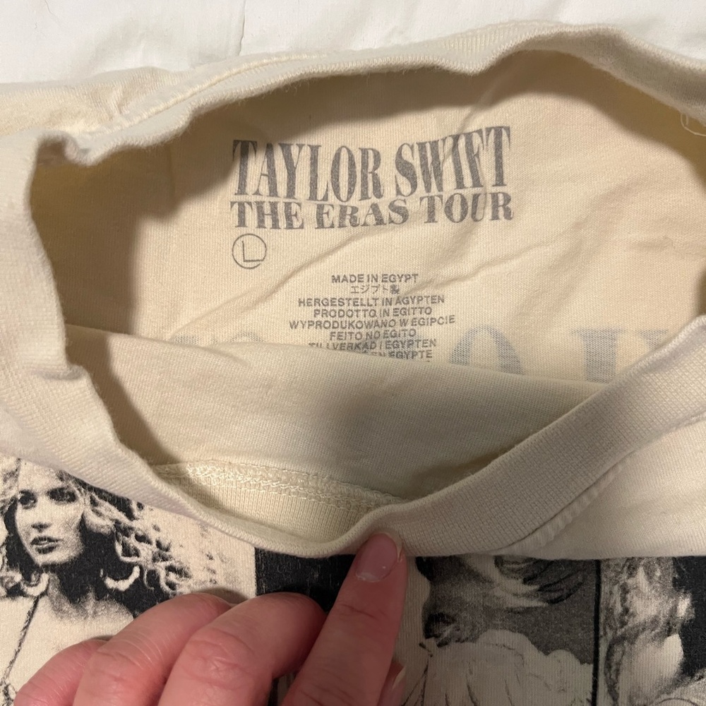 Taylor Swift The Eras Tour Beige Women's Tee